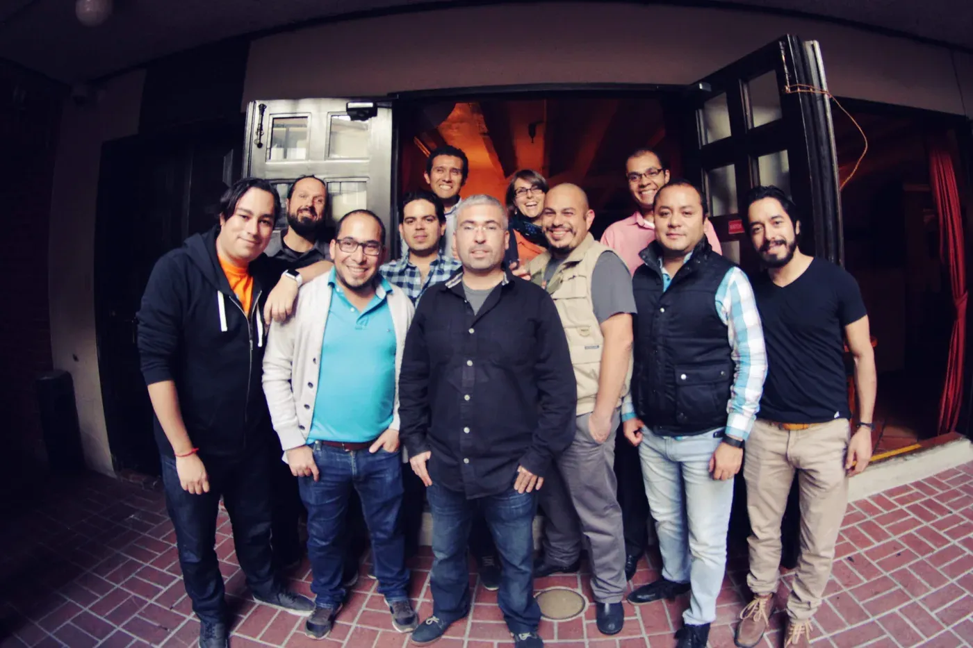 A team photo from the Hotwire and Luxoft years.